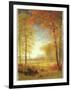 Autumn in America, Oneida County, New York-Albert Bierstadt-Framed Giclee Print