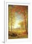 Autumn in America, Oneida County, New York-Albert Bierstadt-Framed Giclee Print