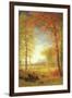 Autumn in America, Oneida County, New York-Albert Bierstadt-Framed Giclee Print