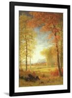 Autumn in America, Oneida County, New York-Albert Bierstadt-Framed Giclee Print