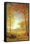 Autumn in America, Oneida County, New York-Albert Bierstadt-Framed Stretched Canvas