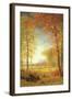 Autumn in America, Oneida County, New York-Albert Bierstadt-Framed Giclee Print