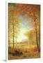 Autumn in America, Oneida County, New York-Albert Bierstadt-Framed Giclee Print