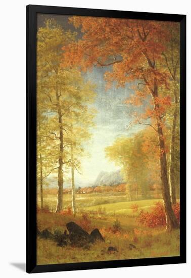 Autumn in America, Oneida County, New York-Albert Bierstadt-Framed Giclee Print