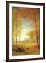 Autumn in America, Oneida County, New York-Albert Bierstadt-Framed Premium Giclee Print