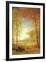 Autumn in America, Oneida County, New York-Albert Bierstadt-Framed Premium Giclee Print