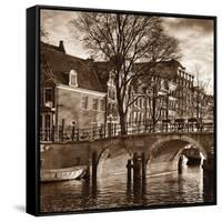 Autumn in Amsterdam II-Jeff Maihara-Framed Stretched Canvas