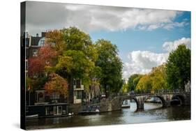 Autumn in Amsterdam-Erin Berzel-Stretched Canvas