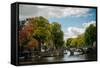 Autumn in Amsterdam-Erin Berzel-Framed Stretched Canvas