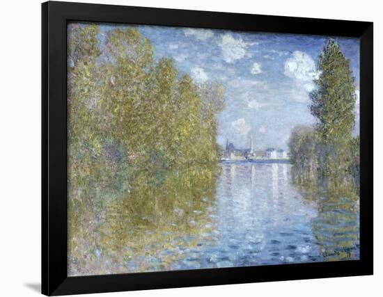 Autumn in Argenteuil-Claude Monet-Framed Giclee Print