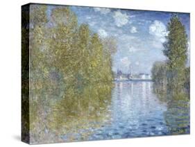 Autumn in Argenteuil-Claude Monet-Stretched Canvas