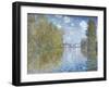 Autumn in Argenteuil-Claude Monet-Framed Giclee Print