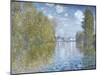 Autumn in Argenteuil-Claude Monet-Mounted Giclee Print