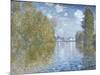 Autumn in Argenteuil-Claude Monet-Mounted Giclee Print