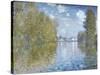 Autumn in Argenteuil-Claude Monet-Stretched Canvas