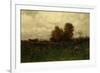 Autumn in Arkville (Oil on Canvas)-Alexander Helwig Wyant-Framed Giclee Print