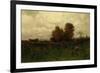 Autumn in Arkville (Oil on Canvas)-Alexander Helwig Wyant-Framed Giclee Print