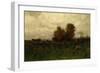 Autumn in Arkville (Oil on Canvas)-Alexander Helwig Wyant-Framed Premium Giclee Print