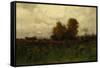 Autumn in Arkville (Oil on Canvas)-Alexander Helwig Wyant-Framed Stretched Canvas