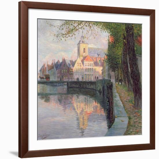 Autumn in Bruges-Omer Coppens-Framed Giclee Print