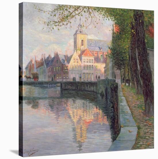 Autumn in Bruges-Omer Coppens-Stretched Canvas