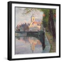 Autumn in Bruges-Omer Coppens-Framed Giclee Print