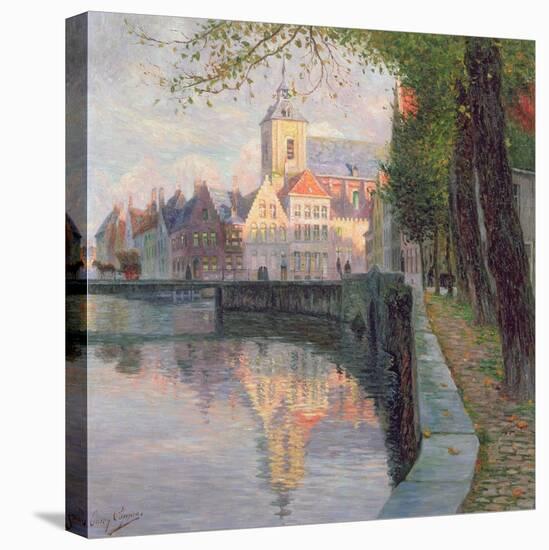 Autumn in Bruges-Omer Coppens-Stretched Canvas