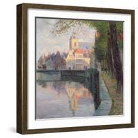 Autumn in Bruges-Omer Coppens-Framed Giclee Print