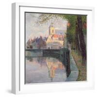 Autumn in Bruges-Omer Coppens-Framed Giclee Print