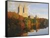 Autumn in Central Park-John Zaccheo-Framed Stretched Canvas