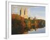 Autumn in Central Park-John Zaccheo-Framed Giclee Print