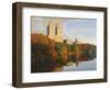 Autumn in Central Park-John Zaccheo-Framed Premium Giclee Print