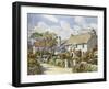 Autumn in Cornwall, 1925 (Oil on Canvas)-Walter Elmer Schofield-Framed Giclee Print