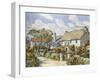 Autumn in Cornwall, 1925 (Oil on Canvas)-Walter Elmer Schofield-Framed Giclee Print