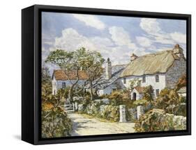 Autumn in Cornwall, 1925 (Oil on Canvas)-Walter Elmer Schofield-Framed Stretched Canvas