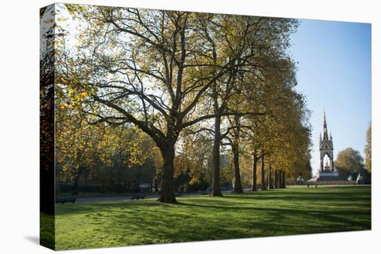 Autumn in Hyde Park, London, England, United Kingdom, Europe-Ethel Davies-Stretched Canvas