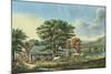 Autumn in New England - Cider Making, 1866-Currier & Ives-Mounted Giclee Print