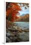 Autumn in New Hampshire, Riverside, Conway, Lincoln, Kancamagus-Vincent James-Framed Photographic Print