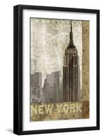 Autumn in New York-Keith Mallett-Framed Giclee Print