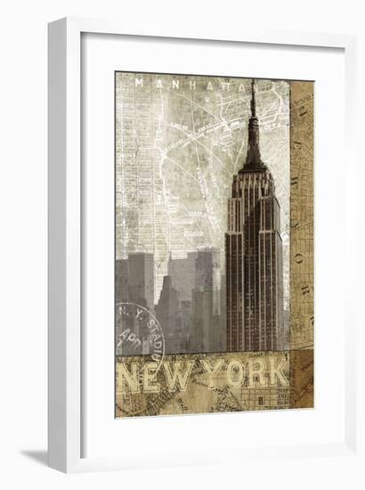 Autumn in New York-Keith Mallett-Framed Giclee Print