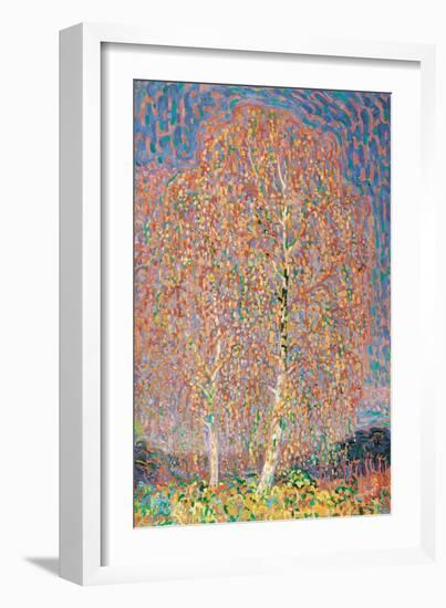 Autumn in Nijmegen, 1909 (Oil on Canvas)-Leo Gestel-Framed Giclee Print