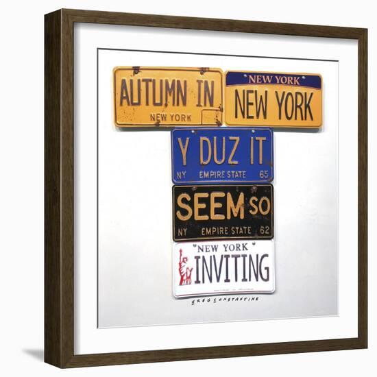 Autumn In NY-Gregory Constantine-Framed Giclee Print