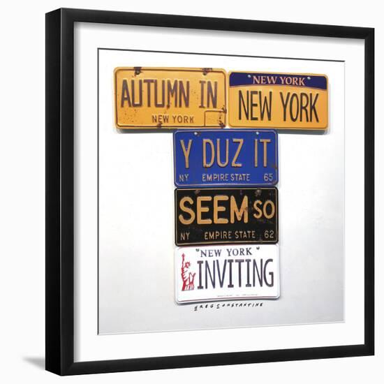 Autumn In NY-Gregory Constantine-Framed Giclee Print