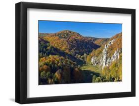 Autumn in Ojcow National Park.-Geo-grafika-Framed Photographic Print