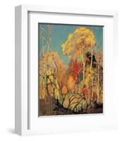 Autumn in Orillia-Franklin Carmichael-Framed Premium Giclee Print