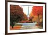 Autumn in Paris Couple-James Wiens-Framed Art Print