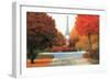 Autumn in Paris Couple-James Wiens-Framed Premium Giclee Print