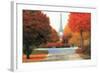 Autumn in Paris Couple-James Wiens-Framed Art Print