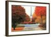 Autumn in Paris Couple-James Wiens-Framed Art Print