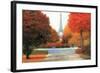 Autumn in Paris Couple-James Wiens-Framed Art Print